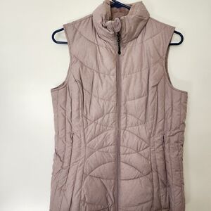 Champion Quilted Puffer Vest Purple Womens Small Pastel Granola